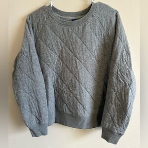 Quilted Easy Sweatshirt